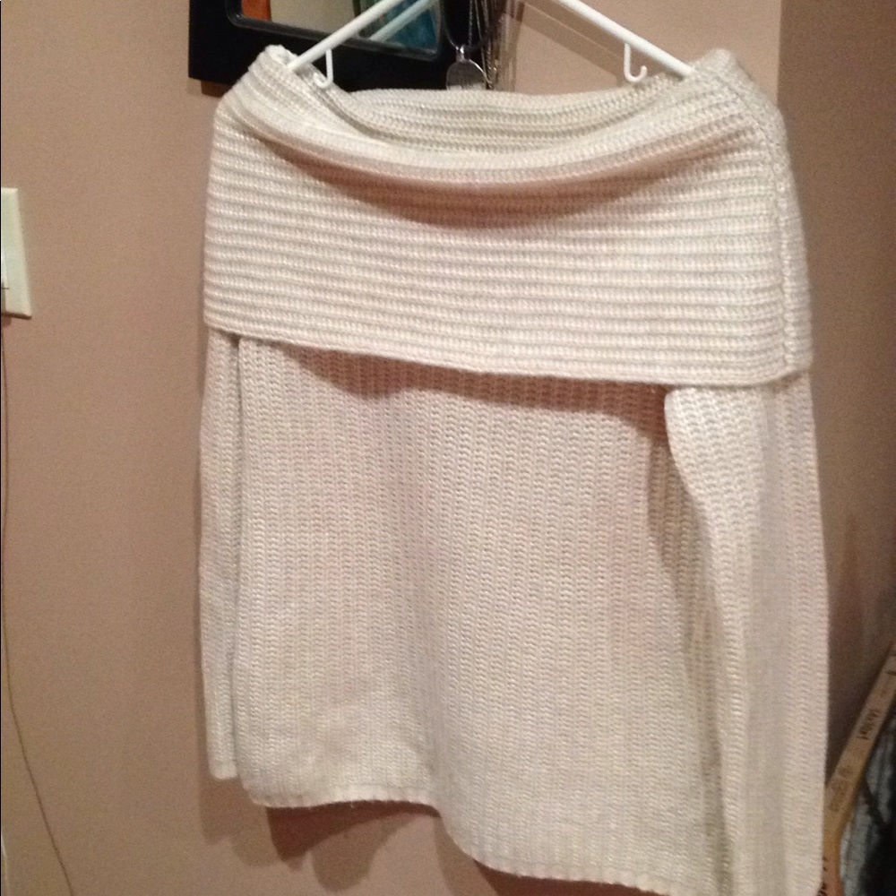 Cow neck sweater
